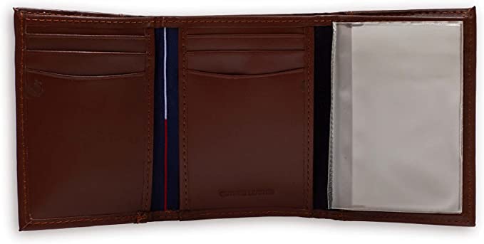 Tommy Hilfiger Cambridge Tri For Men-Fold Wallet For Men-Tan - 3alababak