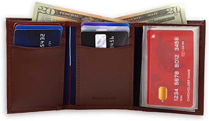 Tommy Hilfiger Cambridge Tri For Men-Fold Wallet For Men-Tan - 3alababak