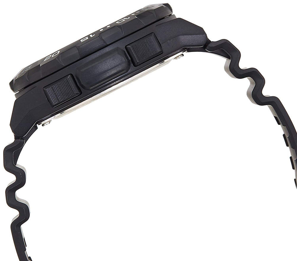 Casio Men's Quartz Stainless Steel and Resin Casual Watch (Model: AEQ-100W-1BVCF) - 3alababak