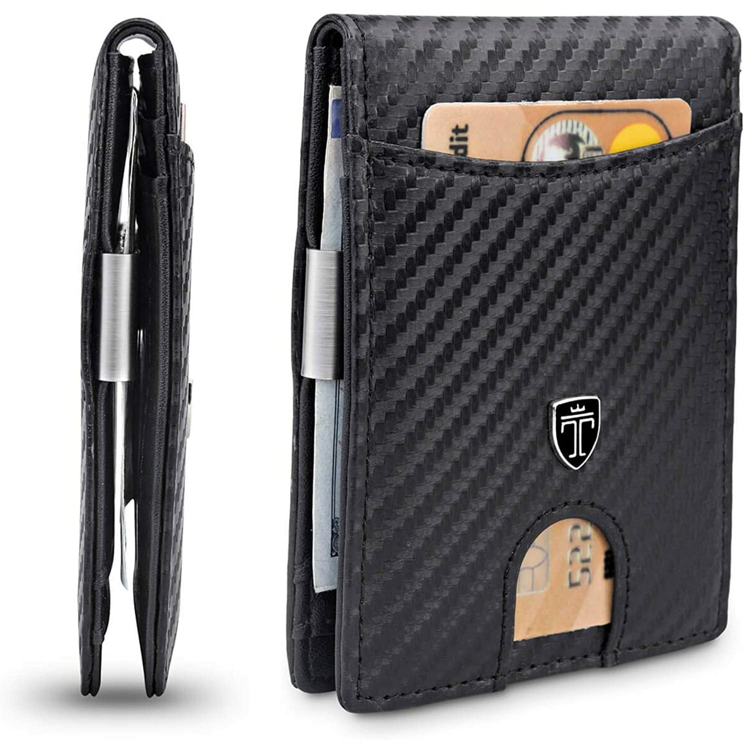 TRAVANDO Money Clip Wallet Mens Wallets slim Front Pocket RFID