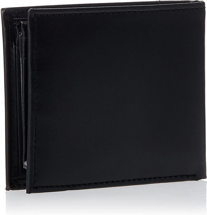 Tommy Hilfiger Men's Leather 31TL22X063 Cambridge Passcase Wallet with Removable Card Holder Black - 3alababak