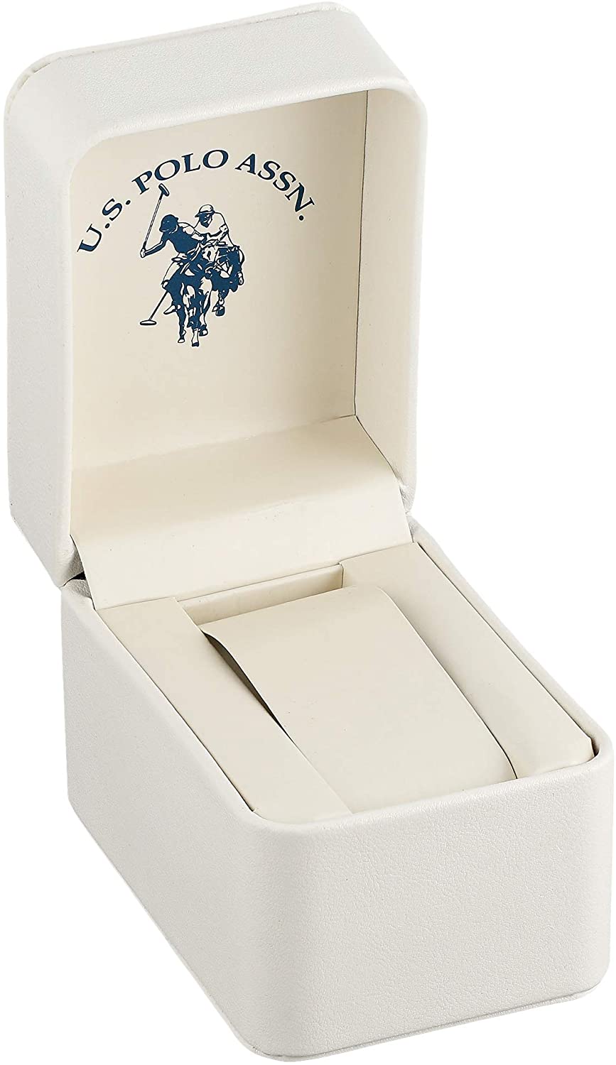 U.S. Polo Assn. Women's Stainless Steel USC42038AZ Quartz Watch with Faux Leather Strap - 3alababak