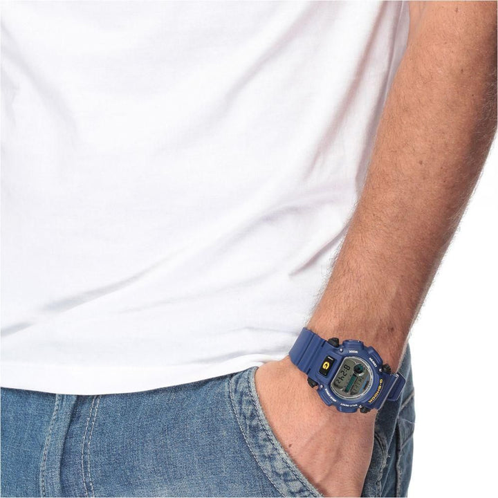 Casio Men's DW-9052-2V G-Shock Digital Display Quartz Blue Watch - 3alababak