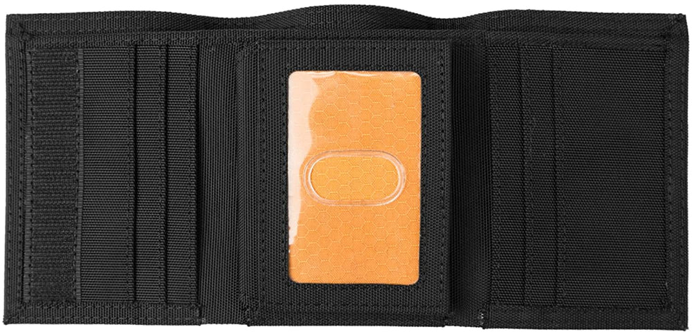 Timberland PRO Men's Cordura Nylon RFID Trifold Wallet DP0033/08 with ID Window Black - 3alababak
