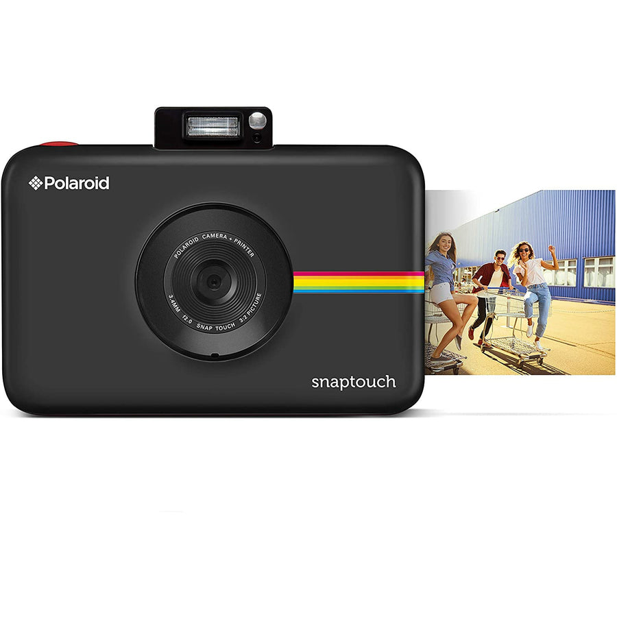 Polaroid Snaptouch Instant Digital Camera (Black) with Zink Zero Ink Printing Technology - 3alababak