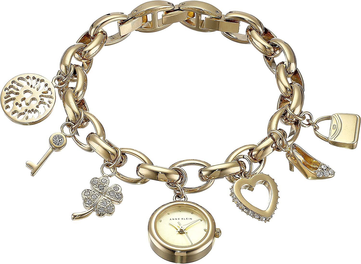  Anne Klein Women's Bangle Watch and Bracelet Set, AK/1470 :  Clothing, Shoes & Jewelry