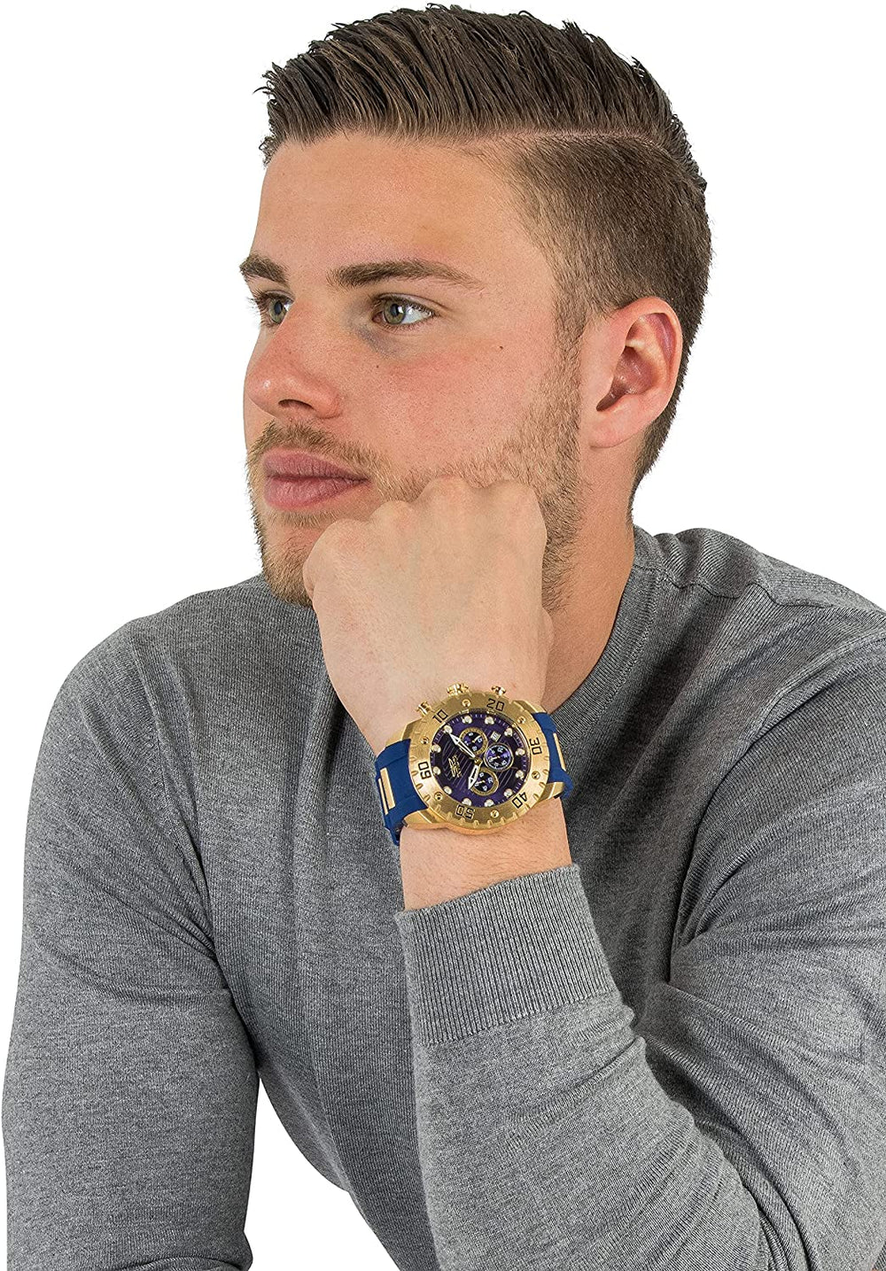 Invicta Men's 20280 'Pro Diver' Quartz Stainless Steel and Polyurethane Casual Watch - 3alababak