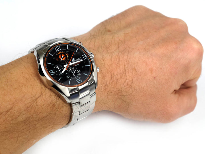 Casio Men's EFR-529D-1A9VCF Edifice Stainless Steel Bracelet Watch - 3alababak