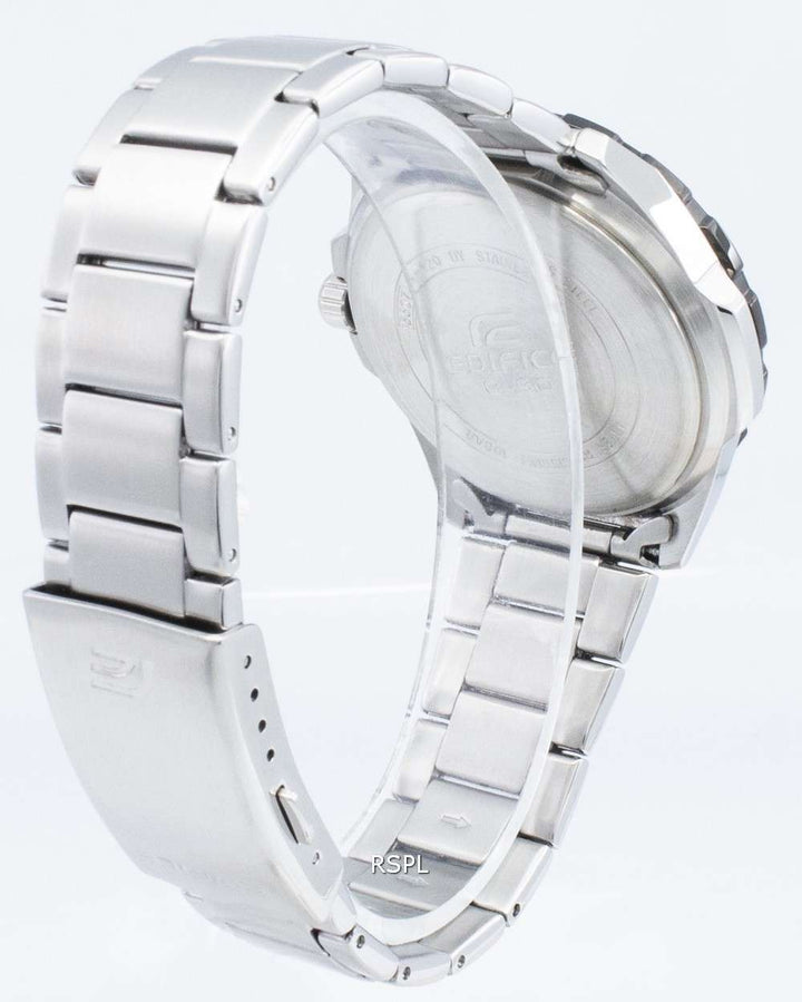 Casio Men's Edifice Quartz Stainless-Steel Strap Silver Casual Watch Model: EFV-120DB-1AVCR - 3alababak