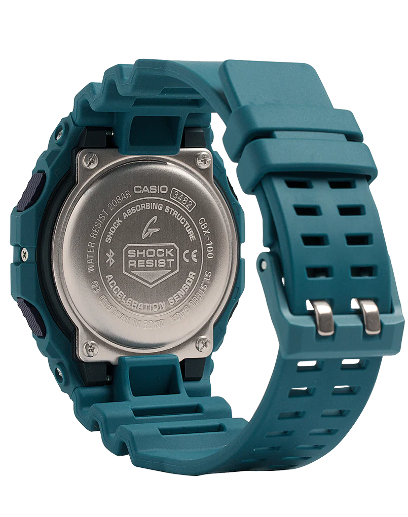 Casio G-Shock G-Lide Teal Resin Surf Watch GBX100-2 - 3alababak