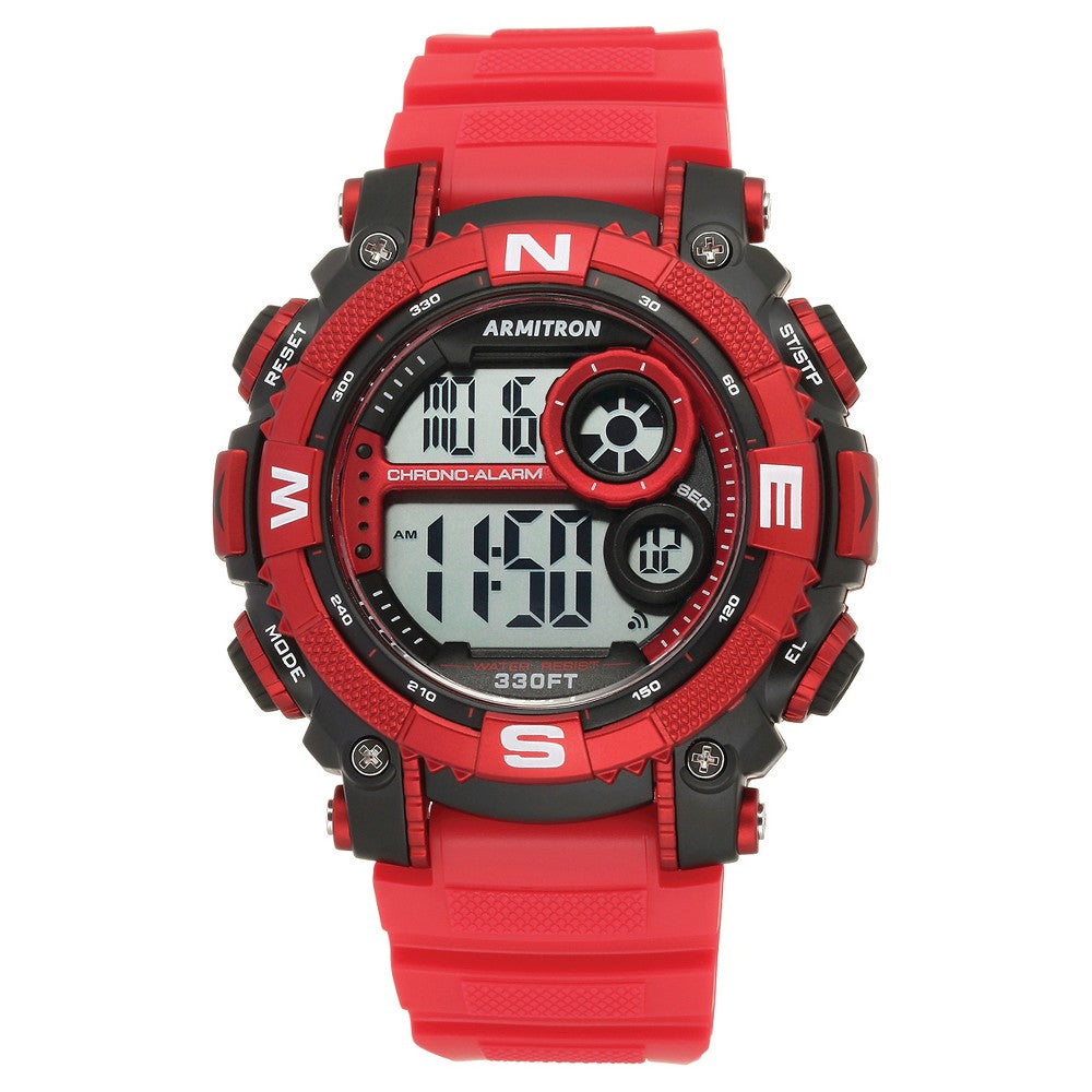 Armitron Sport Men s Digital Chronograph Resin Strap Watch 40