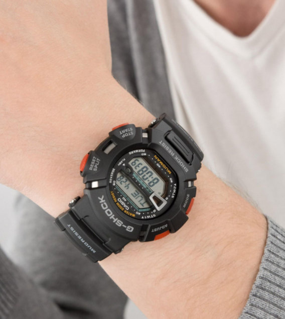 Casio G-Shock Quartz Watch with Resin Strap, Black Model G9000-1V - 3alababak