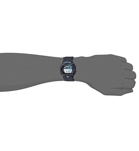 Casio Men's G- Shock Stainless Steel Quartz Watch with Resin Strap, Black, 21.6 (Model: GD-400-1B2CR) - 3alababak