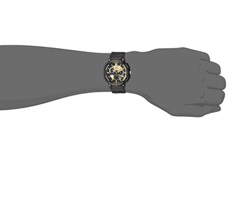 Casio Men's Retrograde Quartz Watch with Resin Strap, Black, 20 (Model: MCW-200H-9AVCF) - 3alababak