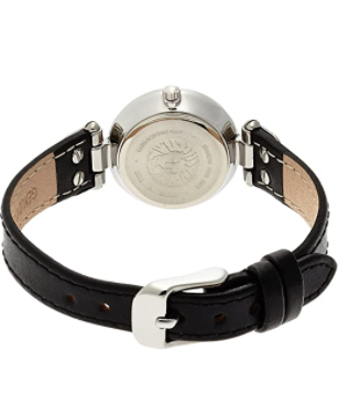 Anne Klein Women's Leather Strap Watch 10/9443BKBK - 3alababak