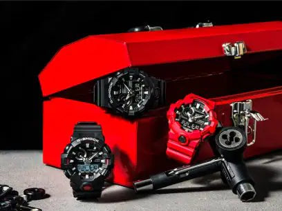 Casio G SHOCK Men's Quartz Resin Casual Watch (Model: GA-700-4ACR) - 3alababak