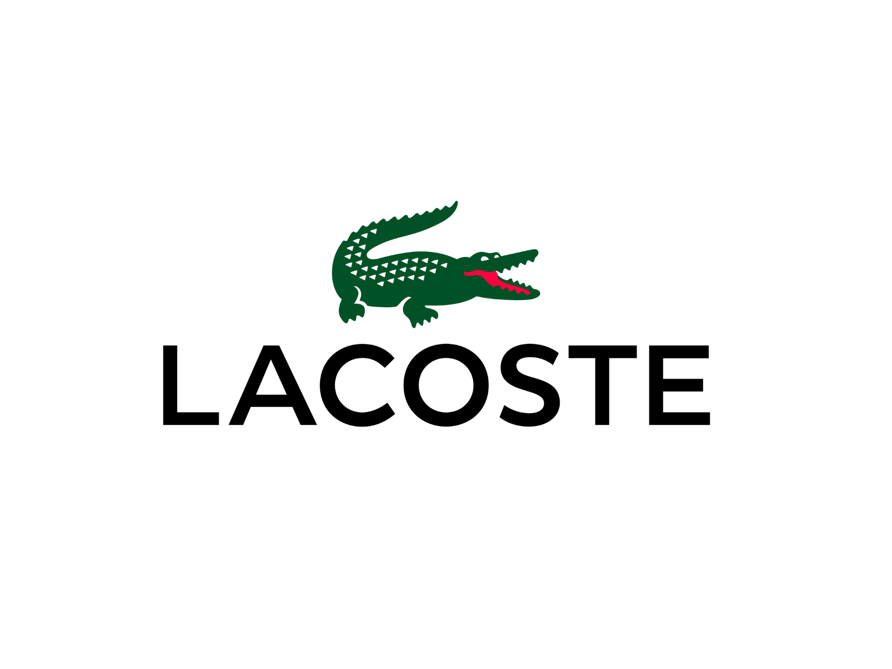 Green crocodile logo above bold black text on white background
