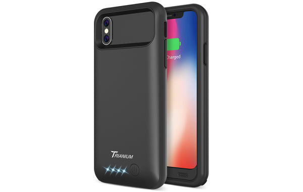 Trianium iPhone ATOMIC PRO BATTERY CASE FOR IPHONE X – BLACK - 3alababak
