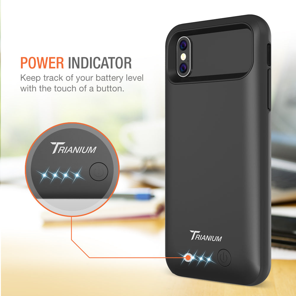 Trianium iPhone ATOMIC PRO BATTERY CASE FOR IPHONE X – BLACK - 3alababak