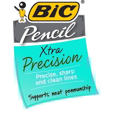 BIC Mechanical Pencil Extra Precision, Mechanical Pencils With Eraser for School or Work - Fine Point (0.5mm) - 3alababak
