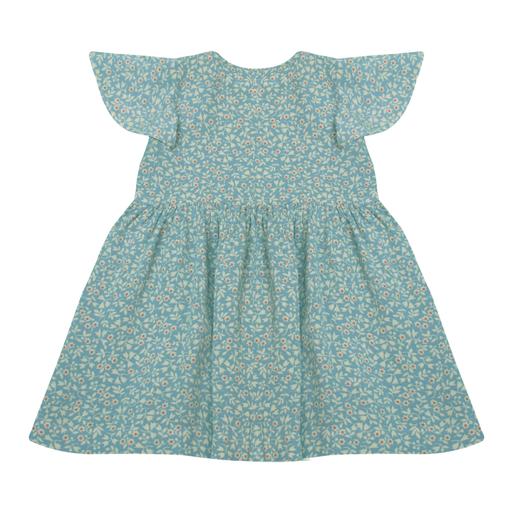 Ralph Lauren Kids Floral Blue Dress - Size 9 Months - 3alababak