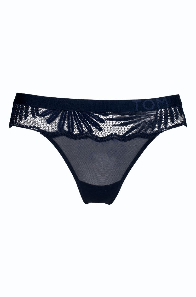 Tommy Hilfiger Women's Thongs, Desert Sky, Large - 3alababak