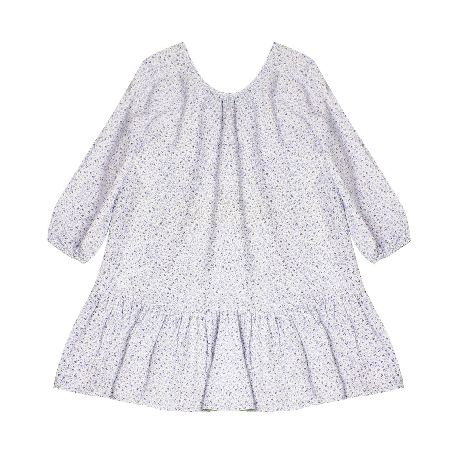 POLO RALPH LAUREN Kids BLUE FLORAL DRESS - Size 8 - 3alababak