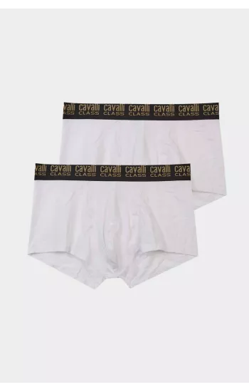 Cavalli Class Bipack boxers coton stretch - White (Pack Of 2) - 3alababak