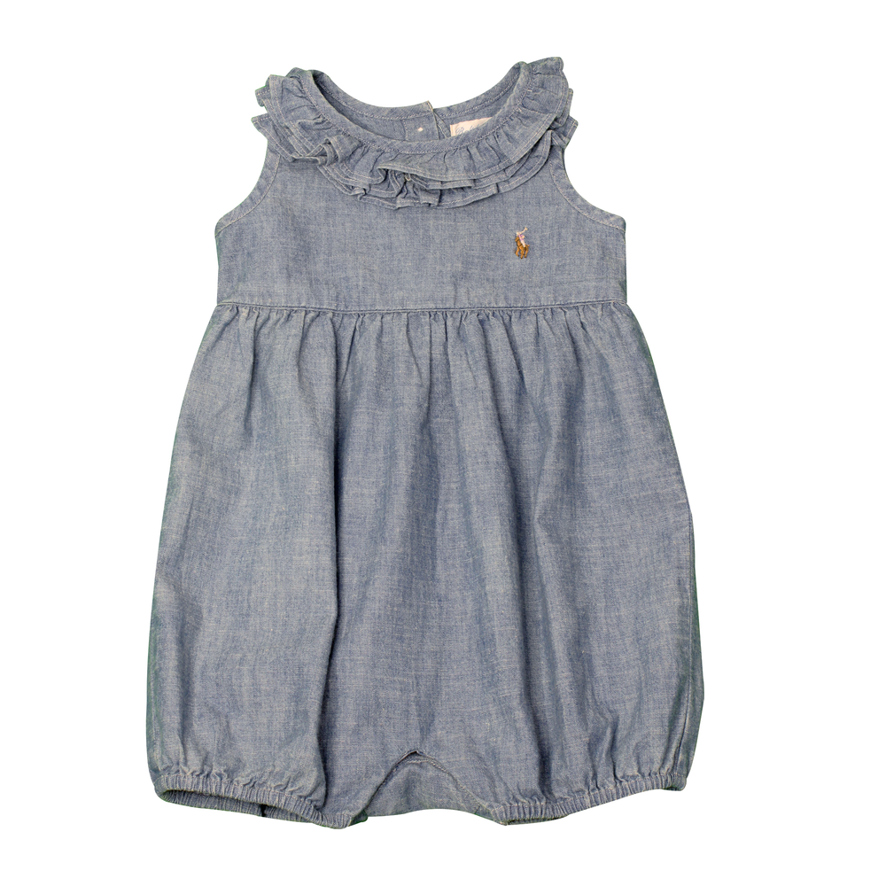 Ralph Lauren Kids Light Blue Dress - Size 9 Months - 3alababak