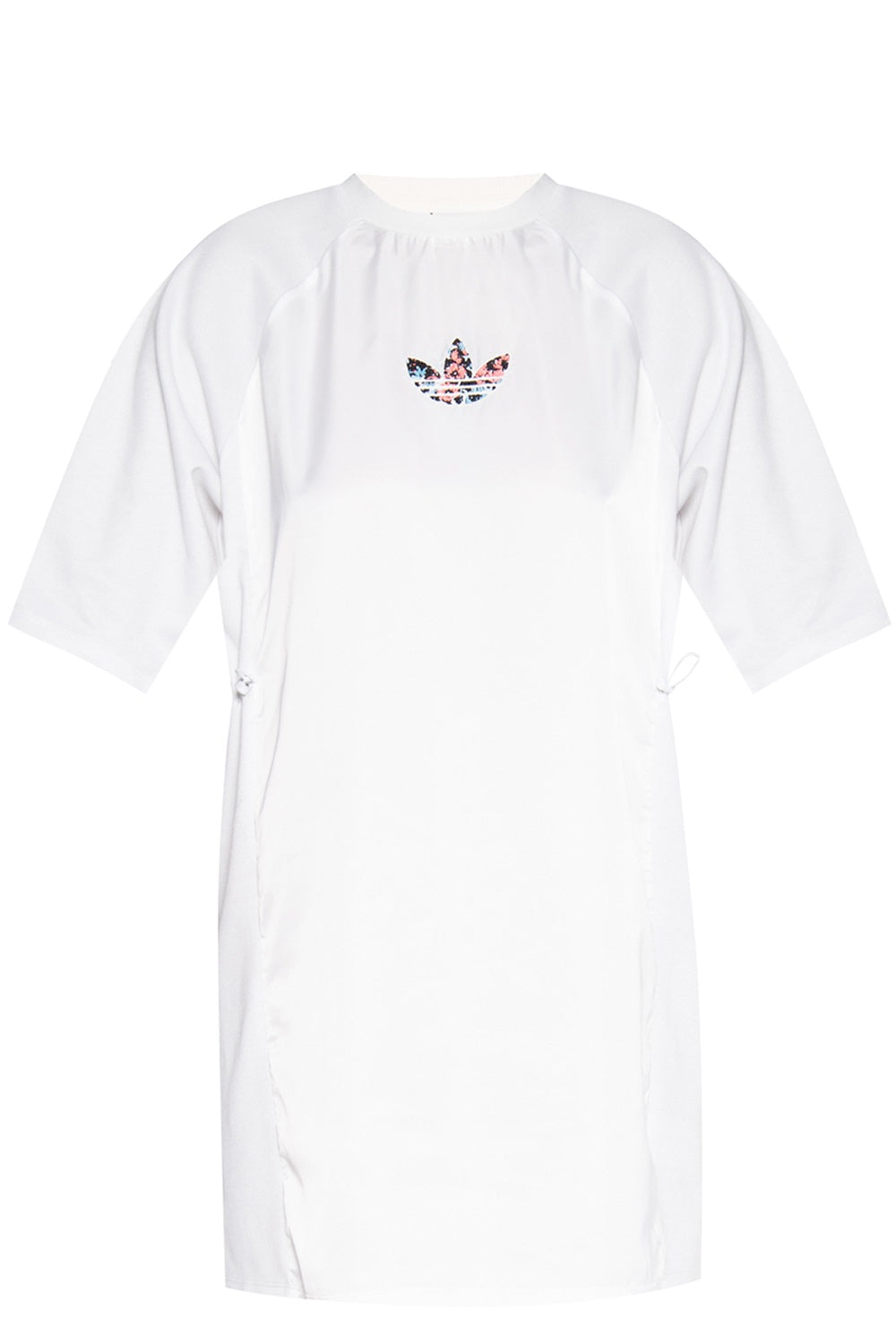 Adidas Originals White Long Dress With Logo For Women - 3alababak