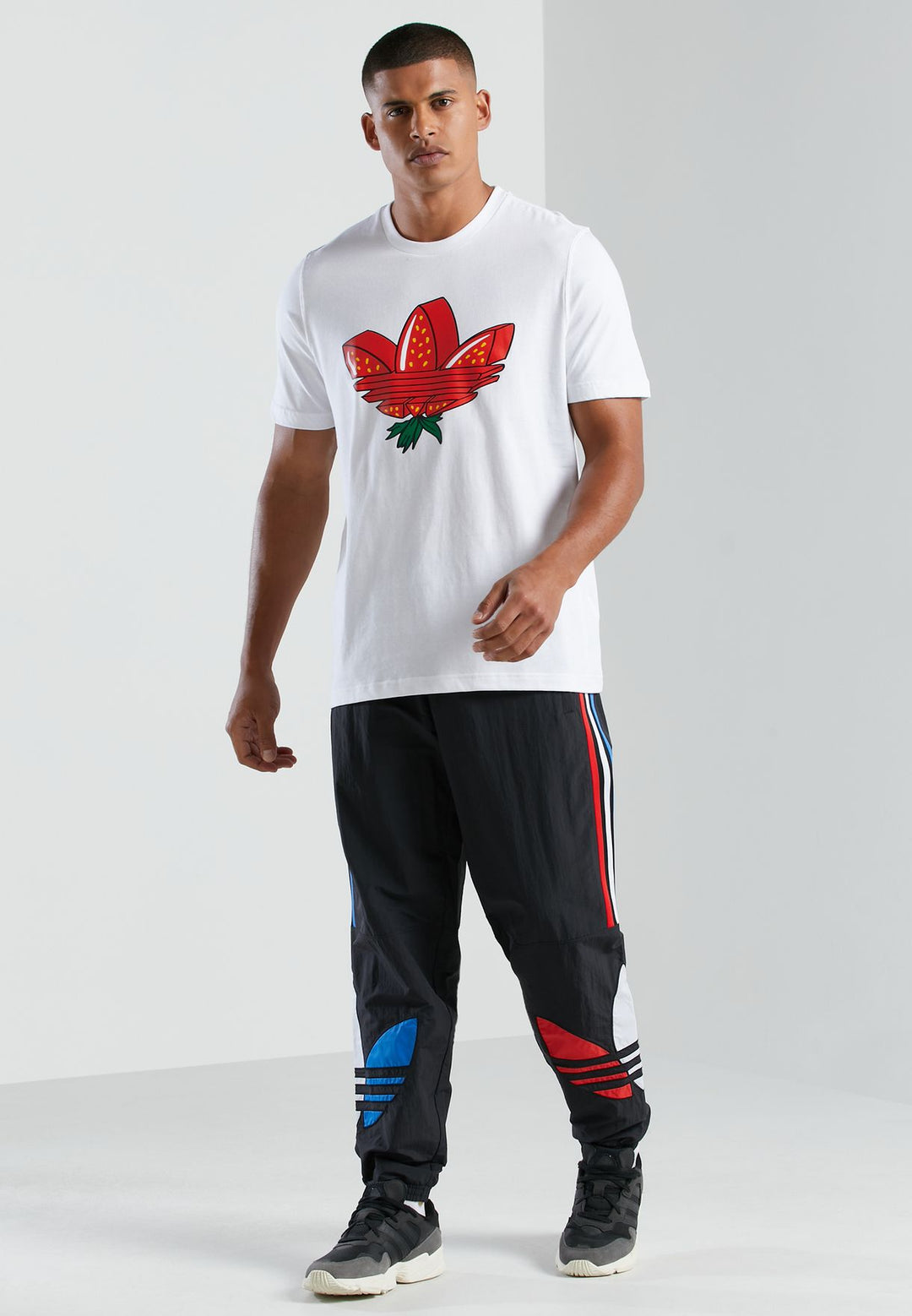 adidas originals tricolour retro shorts