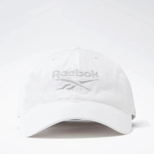Reebok Men's Cotton The Logo Cap, White - 3alababak
