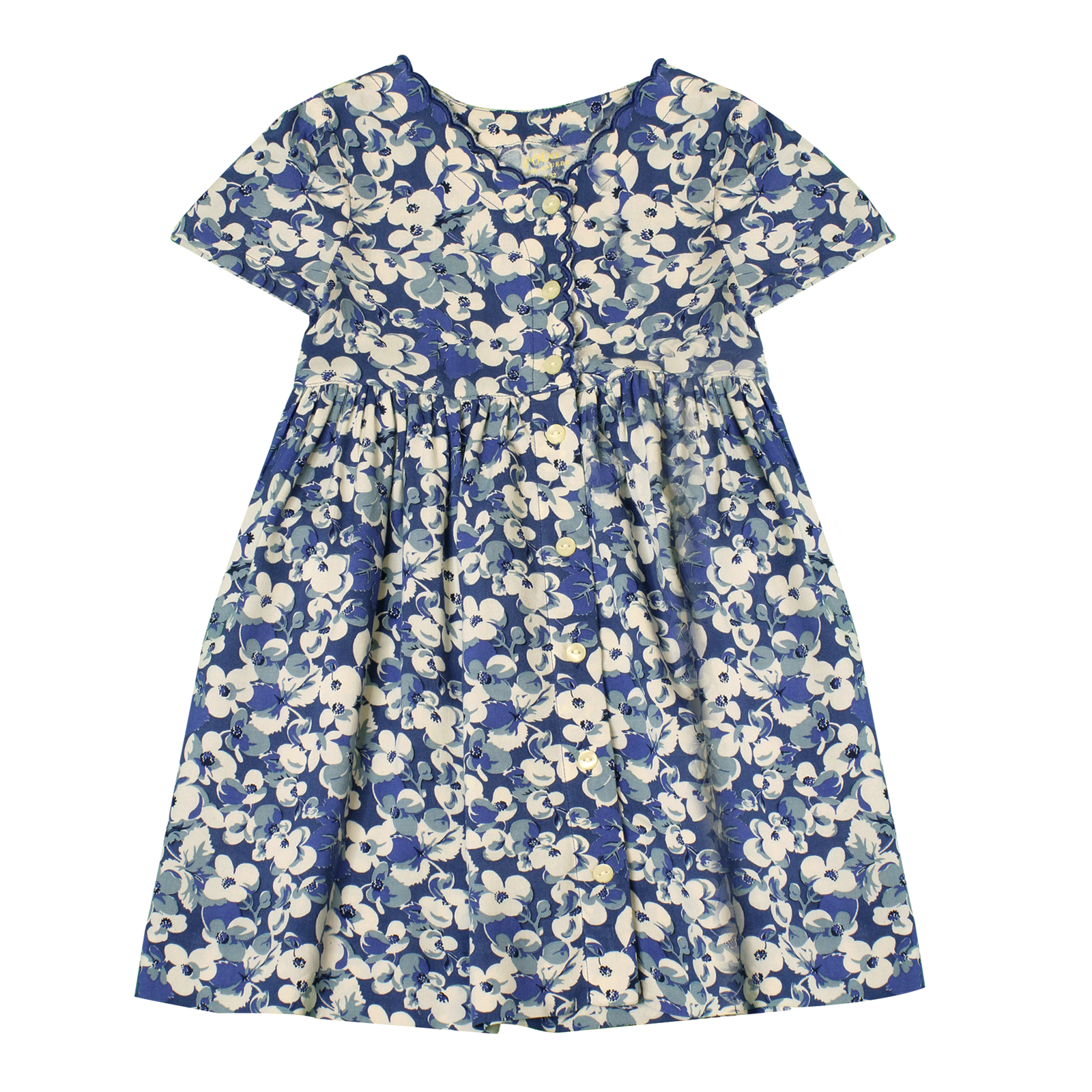Ralph Lauren Kids Floral Blue Dress - 3alababak