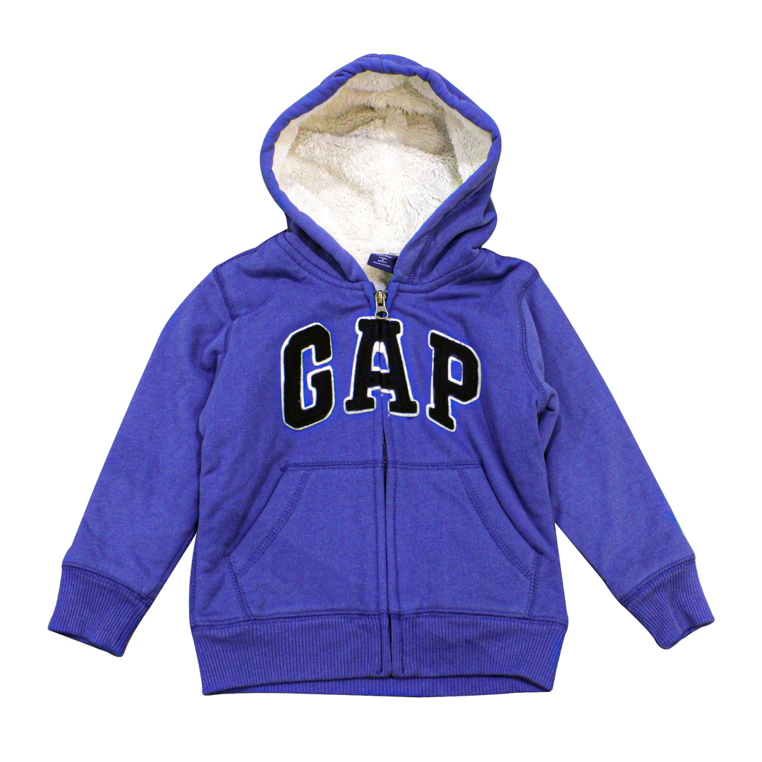 Gap Baby Cozy Logo Hoodie Blue Galaxy zip front Boys 3 Years 3alababak