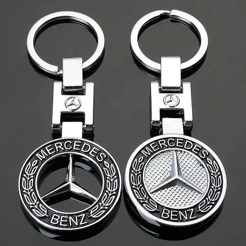 Metal Car Key Chain Keyring Pendant Auto Interiors Accessories For Mercedes Benz