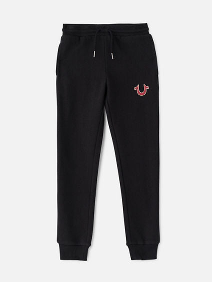 True Religion Unisex Logo Jogger Black Sweatpants Size XXXL
