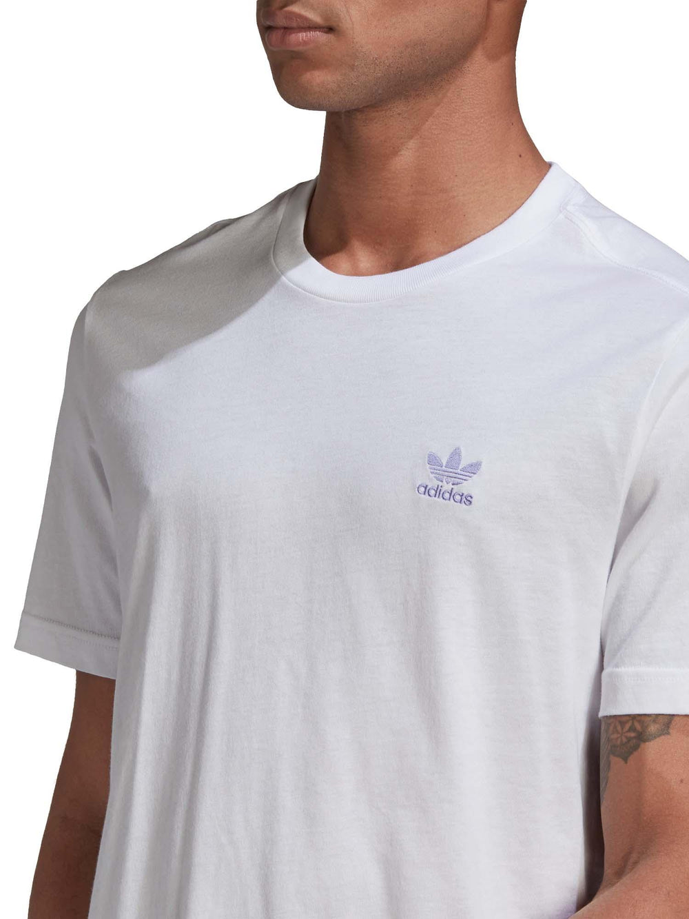 Adidas Off-white Trefoil T-shirt For Men - 3alababak