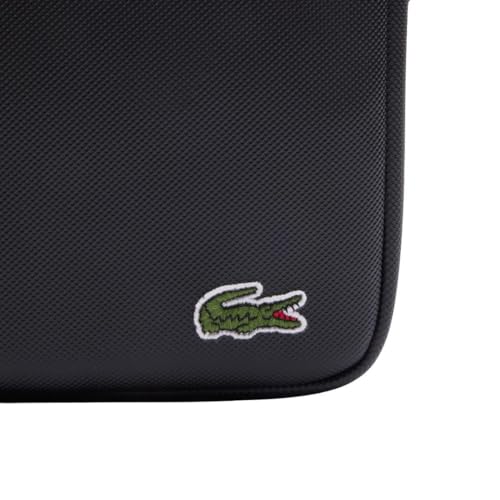 Lacoste Medium LCST Zippered Petit Piqué Crossover Bag