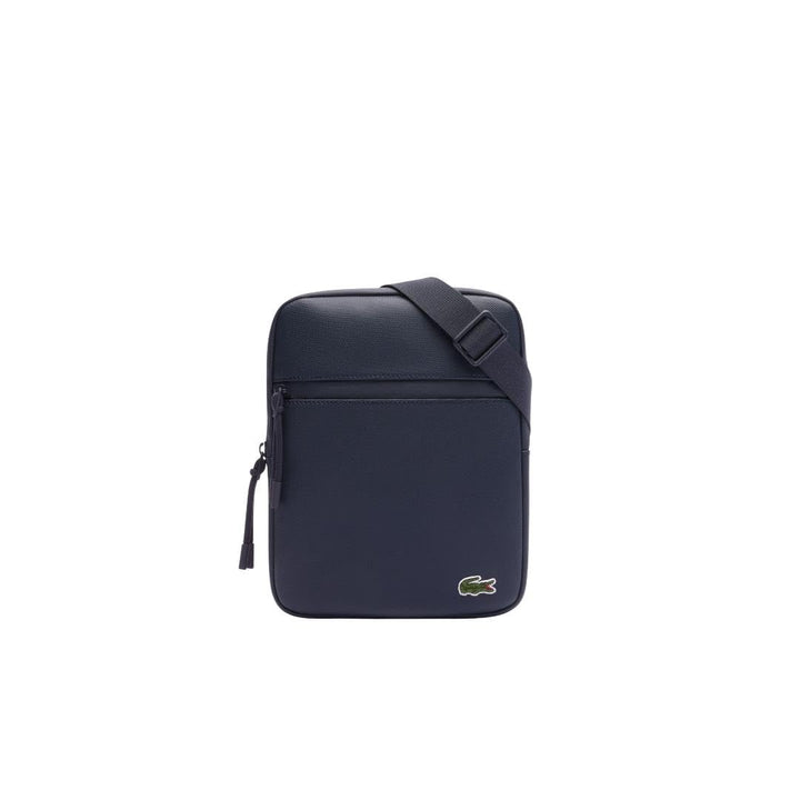 Lacoste Medium LCST Zippered Petit Piqué Crossover Bag