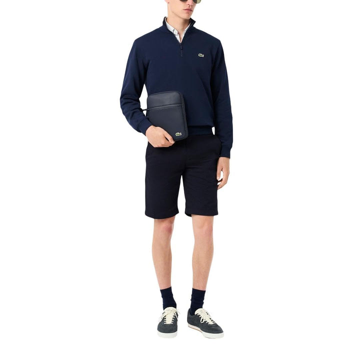 Lacoste Medium LCST Zippered Petit Piqué Crossover Bag
