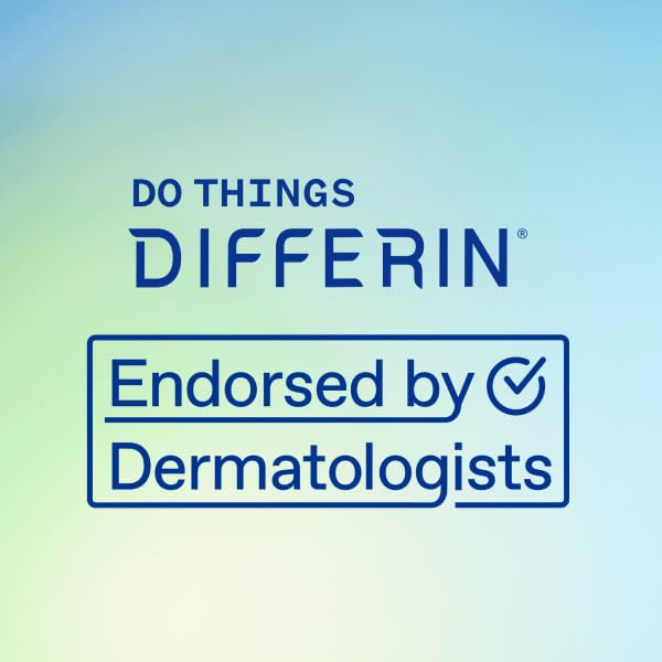 Differin Acne Face Wash with 5% Benzoyl Peroxide, Daily Deep Cleanser by the makers of Differin Gel, Gentle Skin Care for Acne Prone Sensitive Skin, 4 oz (Packaging May Vary)