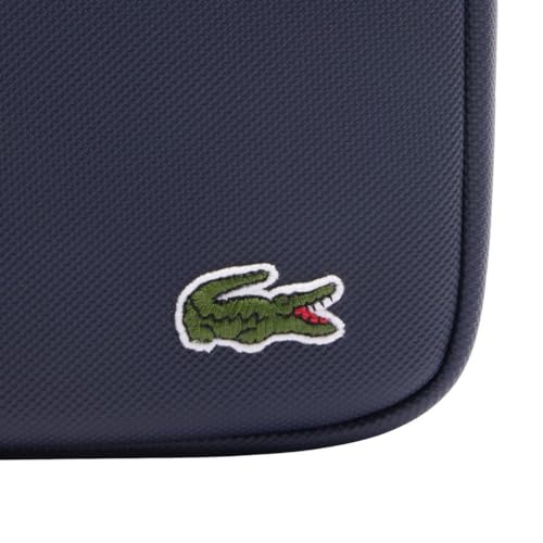 Lacoste Medium LCST Zippered Petit Piqué Crossover Bag