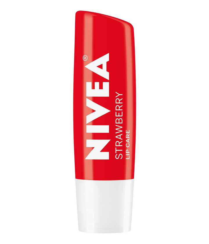 NIVEA العناية بالشفاه، مرطب شفاه ملون بزبدة الشيا والزيوت المغذية وفيتامين C وE، 3 في 1 ترطيب وإصلاح (للشفاه الجافة) ولون