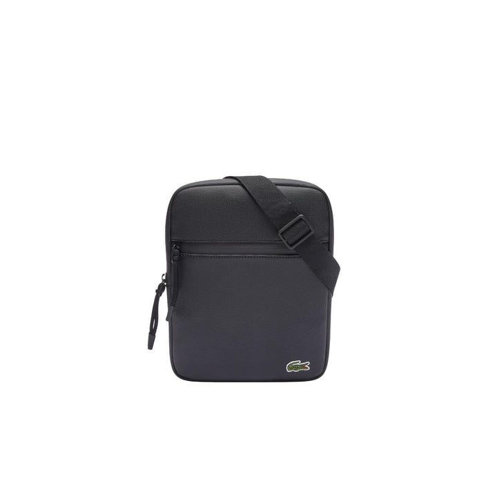 Lacoste Medium LCST Zippered Petit Piqué Crossover Bag
