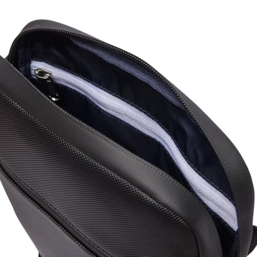Lacoste Medium LCST Zippered Petit Piqué Crossover Bag