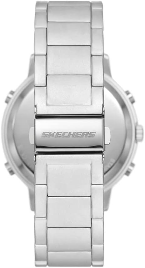 Skechers SR5175 Analog-Digital Watch for Men - Lawndale Silver