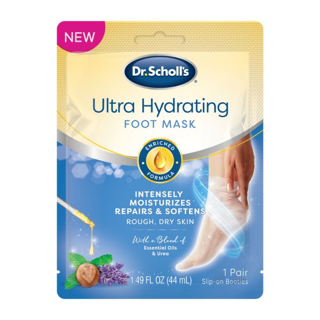 Dr. Scholl's Ultra Hydrating Foot Peel Mask , Intensely Moisturizes Repairs and Softens Rough Dry Skin with Urea, 1 Pair - 3alababak