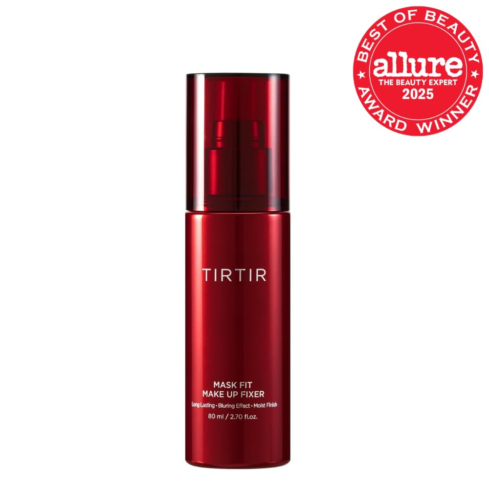 TIRTIR Mask Fit Make-up Fixer | بخاخ تثبيت المكياج خفيف الوزن وغير الدهني ومقاوم للانتقال لمدة 24 ساعة 2.7 أونصة سائلة