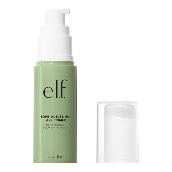 e.l.f. Tone Adjusting Face Primer, Makeup Primer For Neutralizing Uneven Skin Tones &amp; Redness, Grips Makeup To Last, Vegan &amp; Cruelty-free