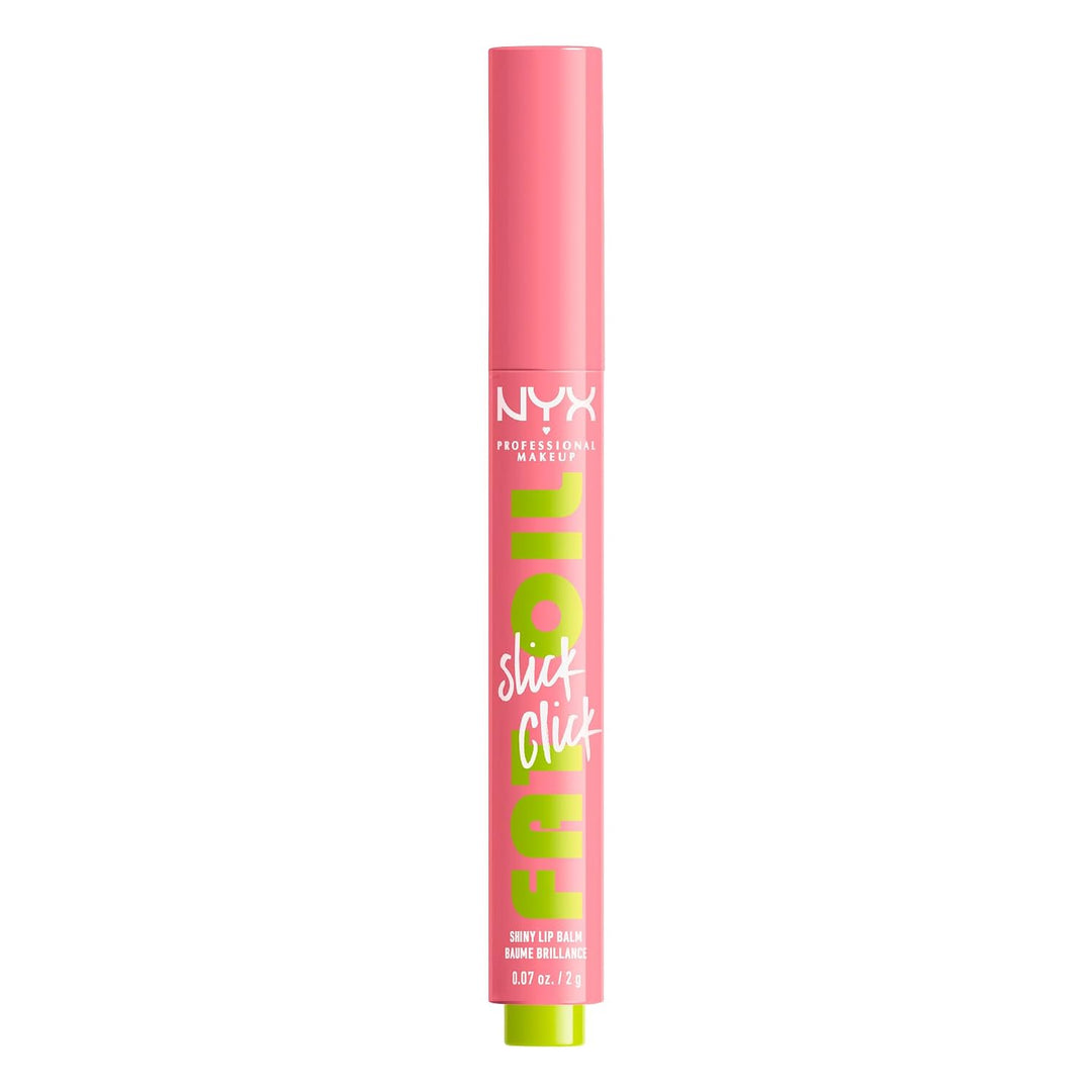 NYX PROFESSIONAL MAKEUP Fat Oil Slick Click, Lightweight, Buildable, Pigmented Vegan Lip Balm